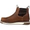 Georgia Boot Men's Waterproof Wedge Chelsea Work Boot, 9 W, Steel Toe, 5 in H, Brown, GB00353 GB00353 - alternate 2